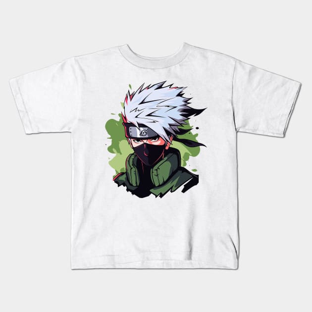 kakashi Kids T-Shirt by sample the dragon